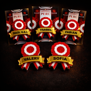 ESCARAPELA EN ACRILICO PERSONALIZADA